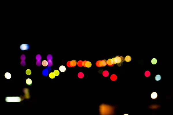 Ночной город Боке — стоковое фото