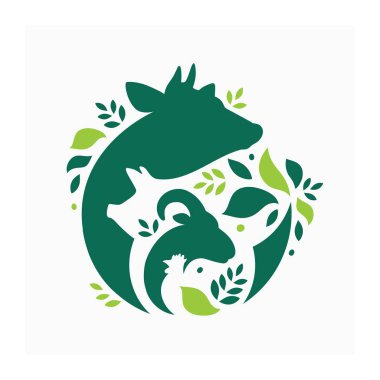 Çiftlik hayvanları logosu