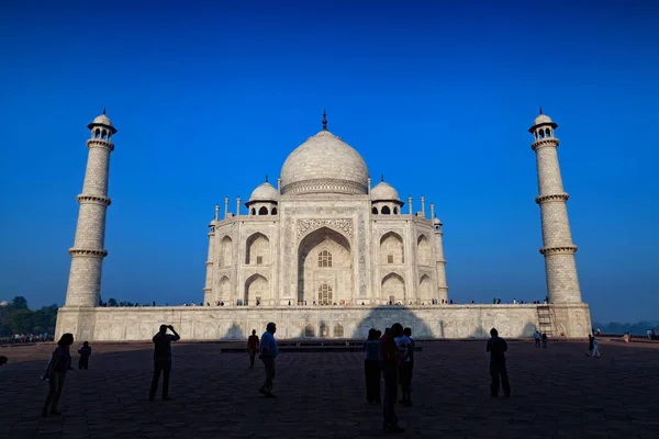 Widok Taj Mahal Agra Uttar Pradesh — Zdjęcie stockowe
