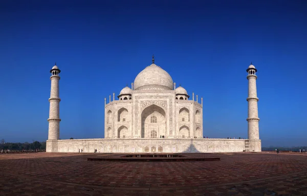 Agra Uttar Pradesh Indie Marca 2014 Widok Taj Mahal — Zdjęcie stockowe