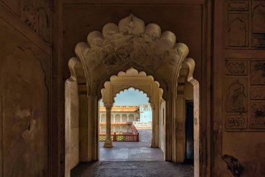 UNESCO Dünya Mirası sitesi Agra Kızıl Kalesi, Hindistan.