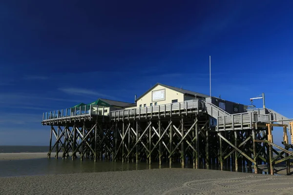 Mare Del Nord Oceano Acqua Spiaggia Punto Riferimento Parco Nazionale — Foto Stock