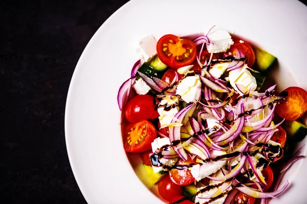 Salada tradicional caseira italiana — Fotografia de Stock