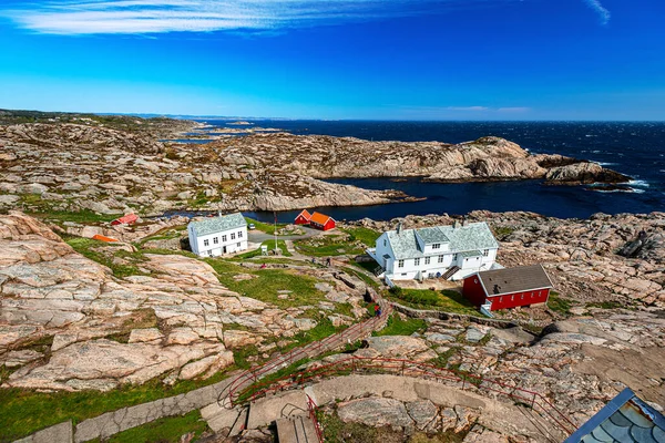Vista Panoramica Sulla Costa Norvegese — Foto Stock