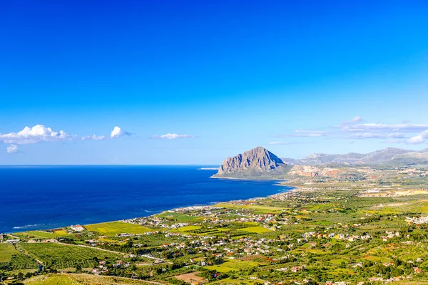 Вид Воздуха Сицилийскую Долину — стоковое фото