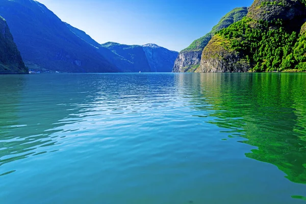 Summer Sognefjord Fjord Norway — Stock Photo, Image