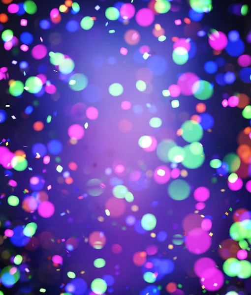 Luces Borrosas Coloridas Abstractas Para Diseño Fondo Festivo Como Navidad — Foto de Stock