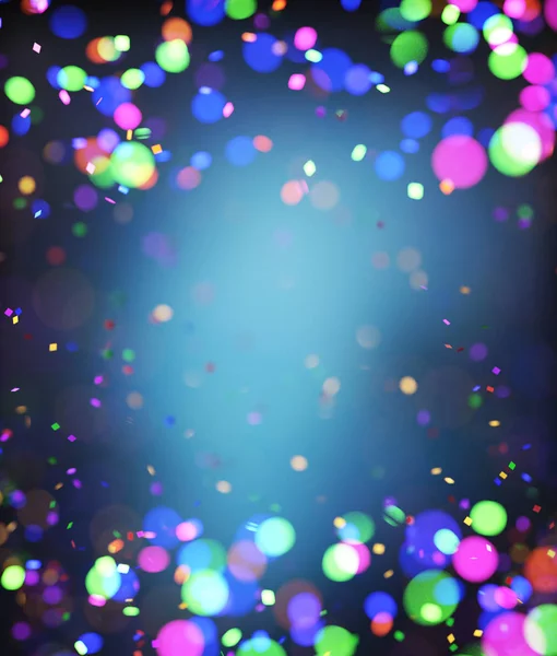 Streszczenie Kolorowymi Światłami Niewyraźne Tło Uroczysty Projektowania Takie Jak Boże — Zdjęcie stockowe