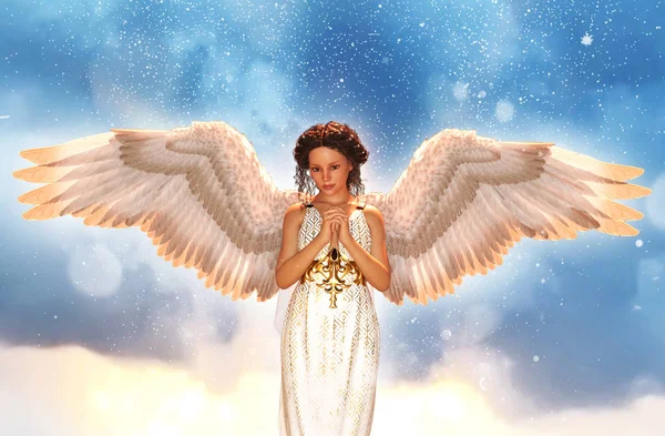 Angel Heaven Illustration — Stock Photo, Image