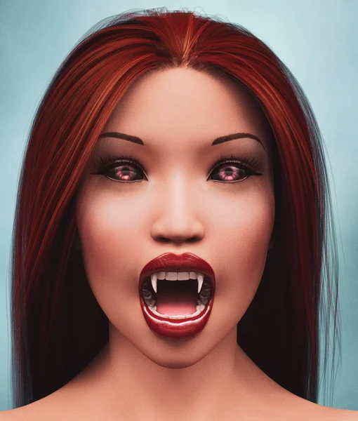 Vampire Woman Illustration — Stock Photo, Image