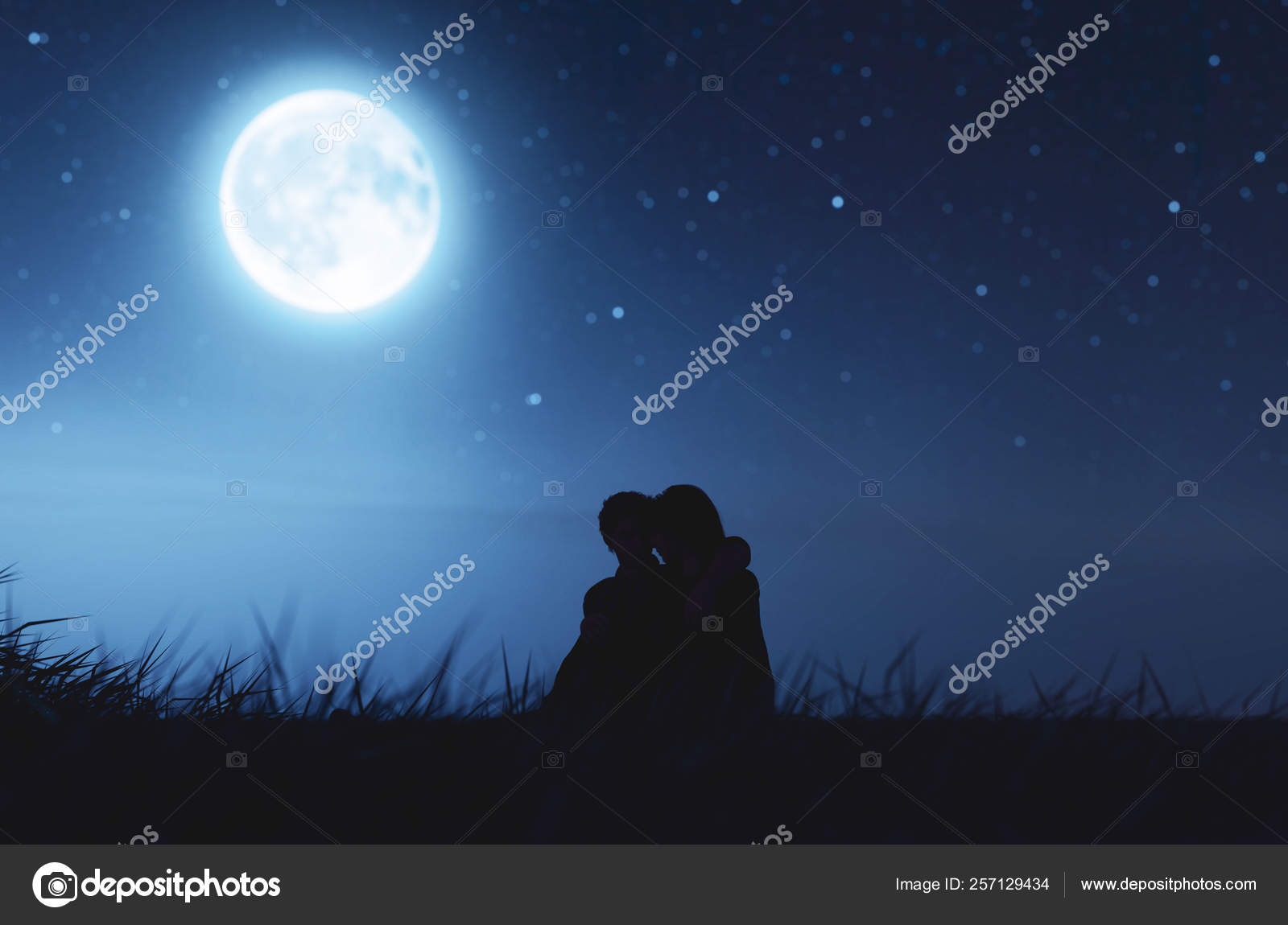 Love Couples Under The Moonlight Stock Photo Image By C Lighthouse Love Couples Under The Moonlight Stock Photo Image By C Lighthouse