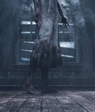 Ağlayan ev, perili evde hayalet kadın