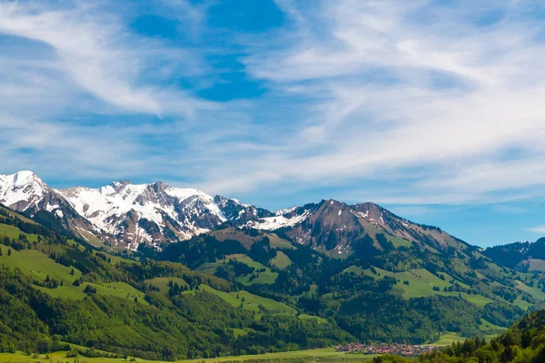 Beau Paysage Des Alpes Suisses Suisse Europe — Photo