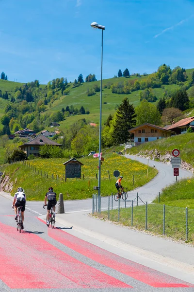 Trasy Rowerowe Szwajcarii — Zdjęcie stockowe