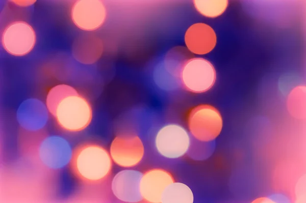 Luci Astratte Sfocatura Bokeh Sfondo Colori Tono Retrò — Foto Stock