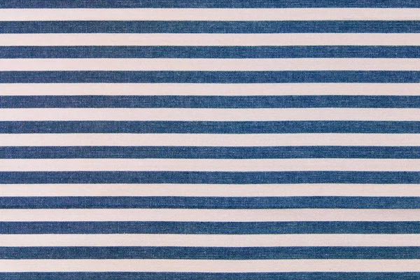 Синьо Білі Смуги Тканинний Фон Текстура Кухонного Рушника — стокове фото