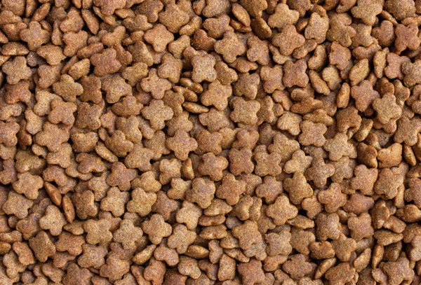 Detail of dry dog food background Stock Image