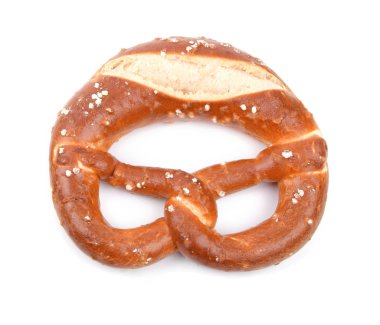 simit beyaz arkaplanda izole edildi