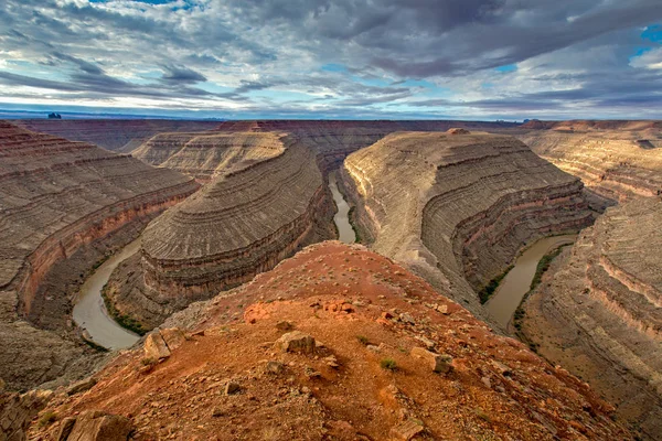 Nascer Sol Mather Point Grand Canyon National Park Arizona Foto — Fotografia de Stock