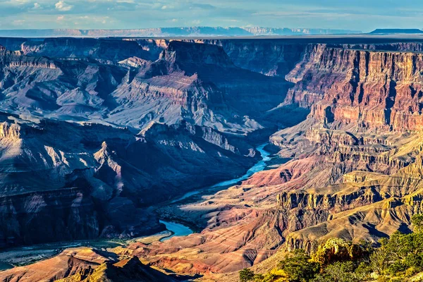 Nascer Sol Mather Point Grand Canyon National Park Arizona Foto — Fotografia de Stock