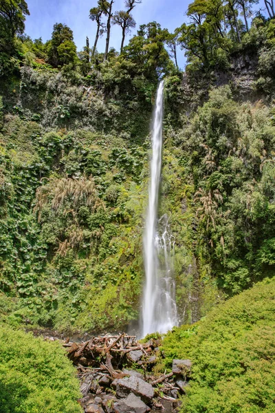 Cascada Río Bonito Camino Montaña Bayo Villa Angostura Patagonia Argentina — Foto de Stock