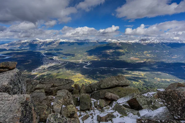 Vue Panoramique Depuis Mont Revelstoke Sur Les Montagnes Rocheuses Colombie — Photo
