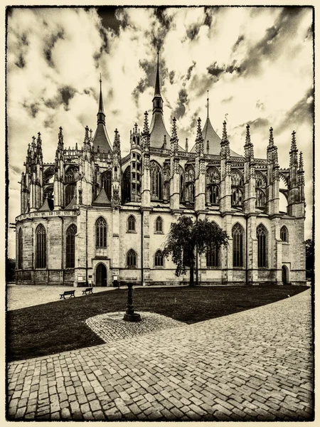 Santa Bárbara Iglesia Católica Romana Ciudad Kutna Hora República Checa —  Fotos de Stock