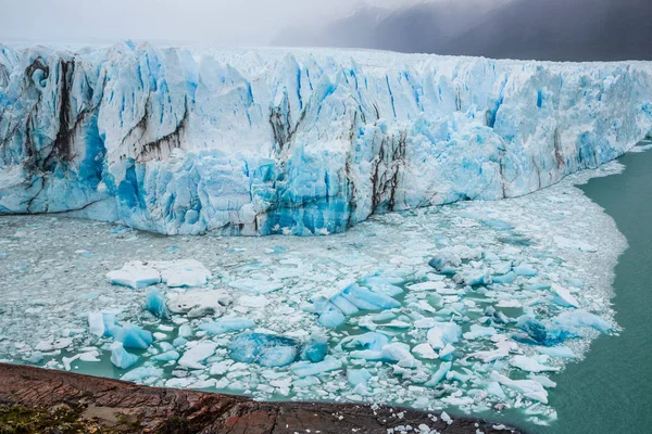 Льодовик Періто Морено Англ Perito Moreno Glacier Льодовик Розташований Національному — стокове фото