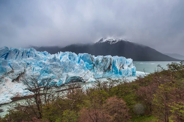 Льодовик Періто Морено Англ Perito Moreno Glacier Льодовик Розташований Національному — стокове фото