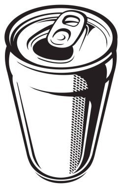 Alüminyum siyah ve beyaz beyaz izole olabilir