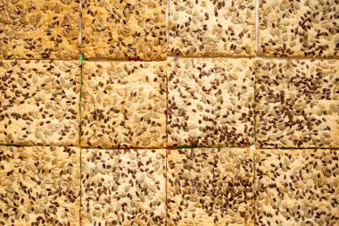 Susam ve keten ile Kuru bisküvi