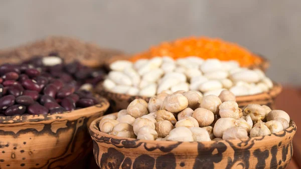 Beans Lentils Useful Legumes Good Nutrition — Stock Photo, Image