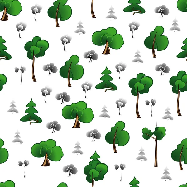 Icônes d'arbre vectoriel — Image vectorielle