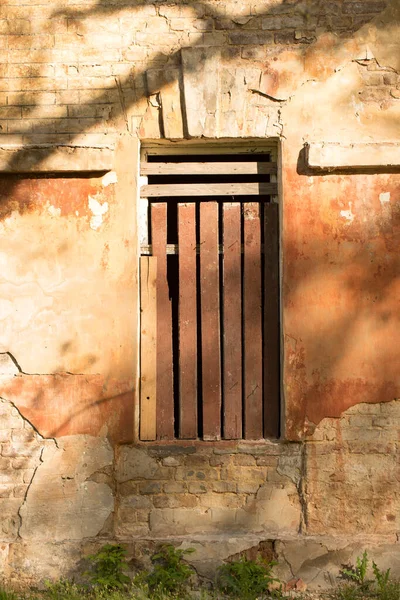 Old Window Openings Abandoned Building — Stock Photo, Image