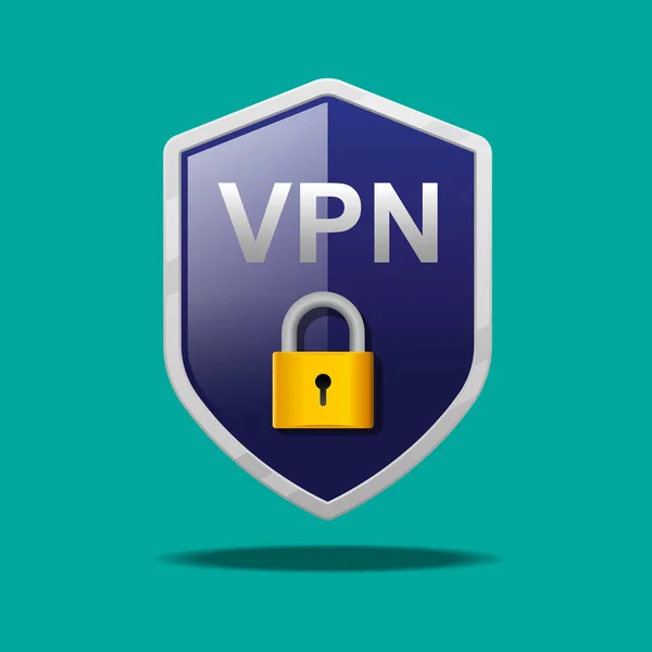 Illustrazione Vettoriale Icona Vpn — Vettoriale Stock