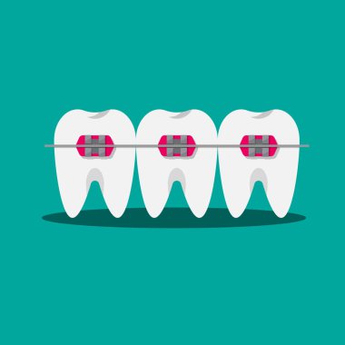 Diş vektör simgesi.