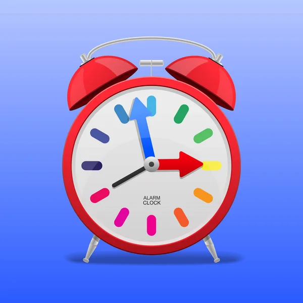 Reloj Despertador Vector Ilustración — Archivo Imágenes Vectoriales