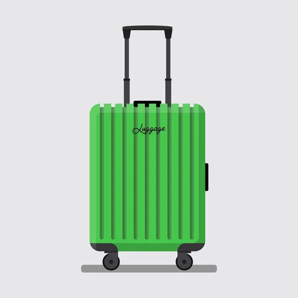 Luggage Icon Vector Flat Design — Stock Vector