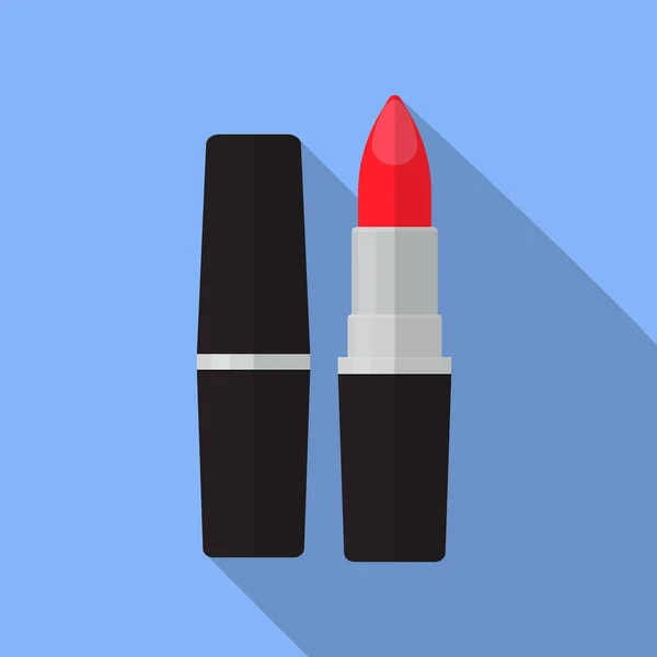 Lipstick Icon Vector Plat Ontwerp — Stockvector