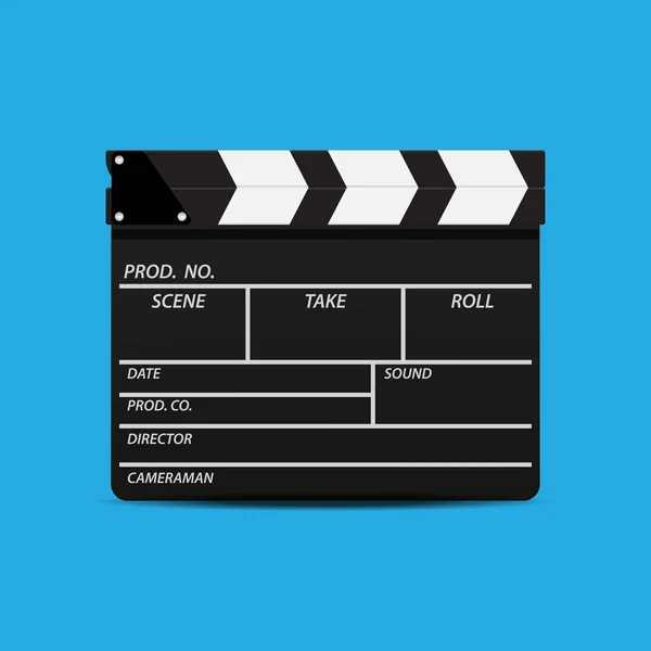 Illustration Vectorielle Tablette Slate Clapper — Image vectorielle