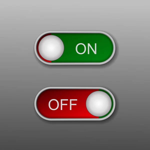Значок Переключателя Переключателя Вкл Выкл — стоковый вектор