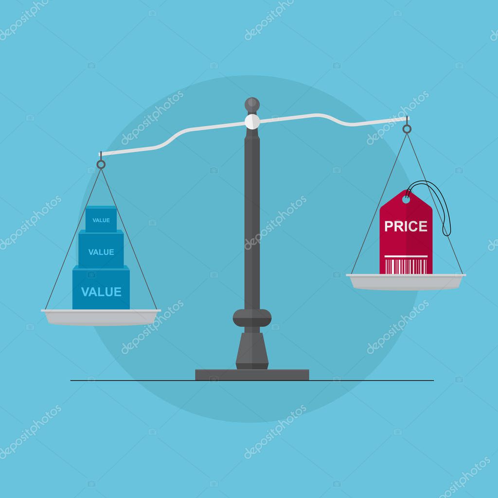 Value and Price balance on the scale