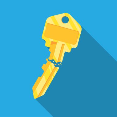 Kırık anahtar simgesi vektör düz tasarımı.