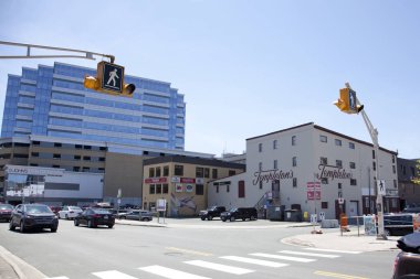  23 Haziran 2018 - St. Johns, Newfoundland: Templeton'ın ile şehir merkezindeki St. Johns ve balık değişimi 