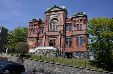  23 Haziran, 2018-St. Johns, Newfoundland: Mason tapınak inşa, ev sahipliği ruh Newfoundland