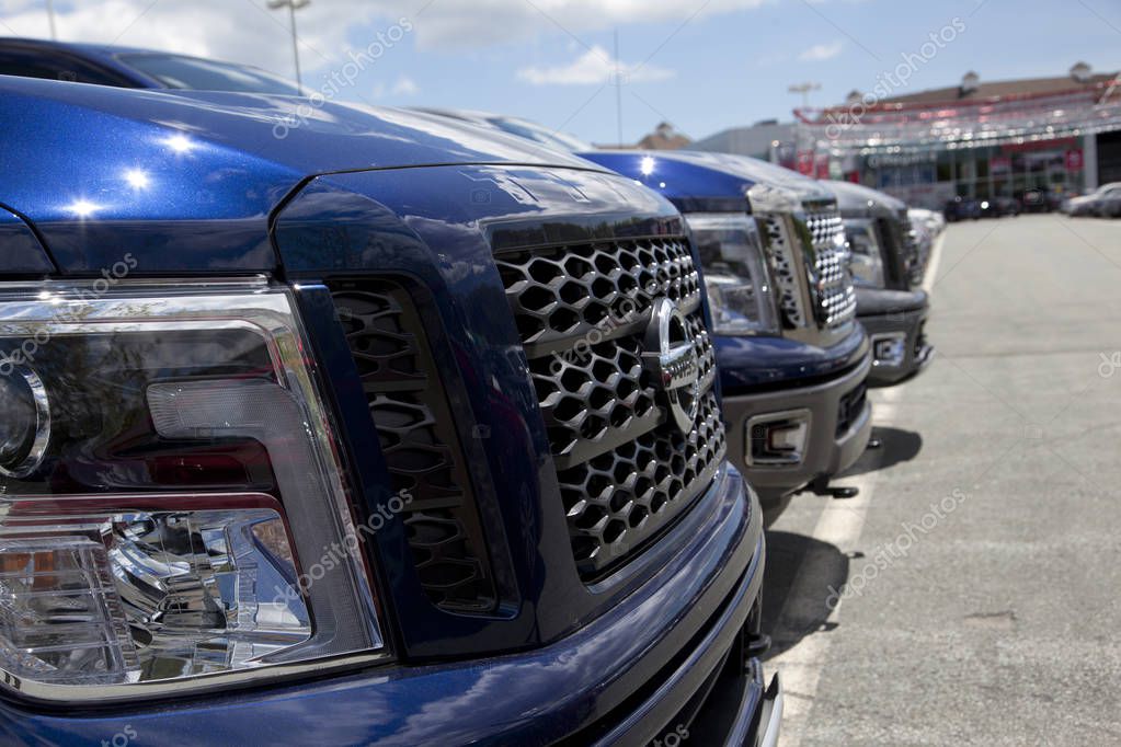 Dartmouth, Nova Scotia, Canada- June 15, 2019: Nissan Titan at O'Regans in Dartmouth