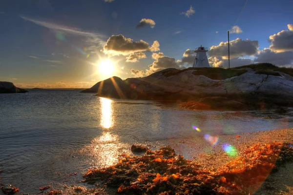 Lighthouse sunrise at Terrence Bay, Nova Scotia