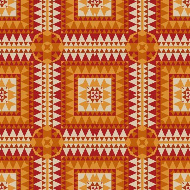 Yerel bir kabile görünüm seamless modeli ile geometrik