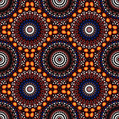 Dairesel seamless modeli gibi biyolojik