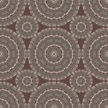 Dairesel biomorphic hissediyorum seamless modeli